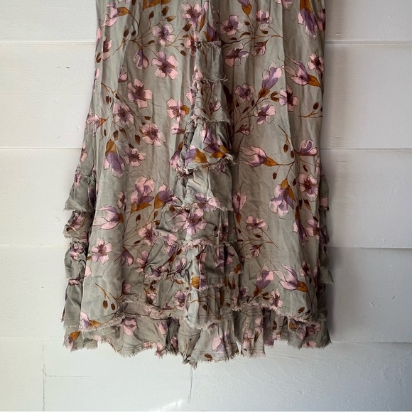 Intimately Free People Floral Boho Halter Dress with Adjustable Straps - Picture 5 of 12